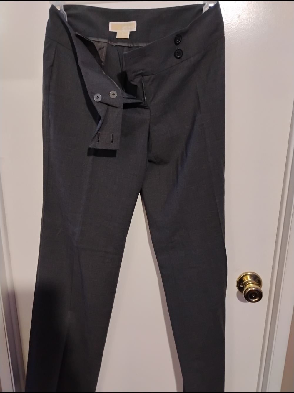 Women's Charcoal Gray Dress Pants